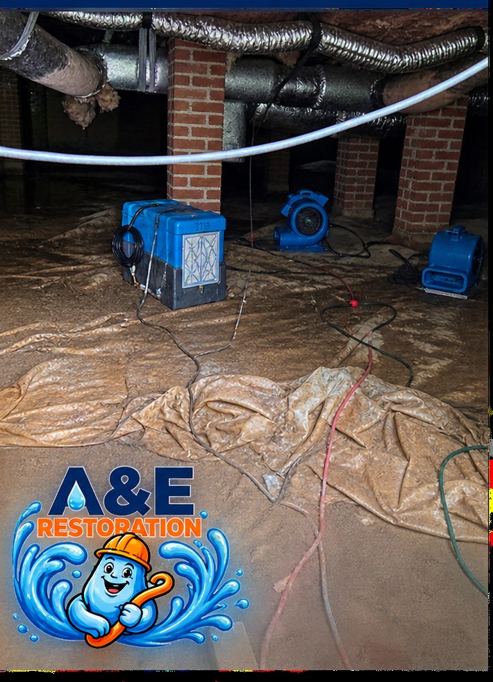 Flooded Crawlspace Recovery — after